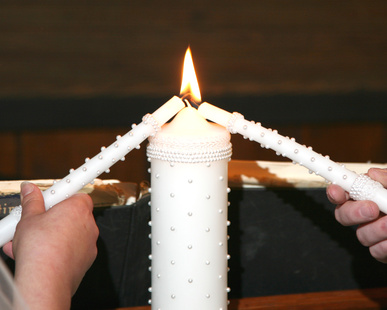 catholic wedding unity candle